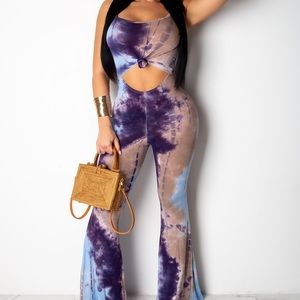 Tye Die Jumpsuit by Diva Boutique